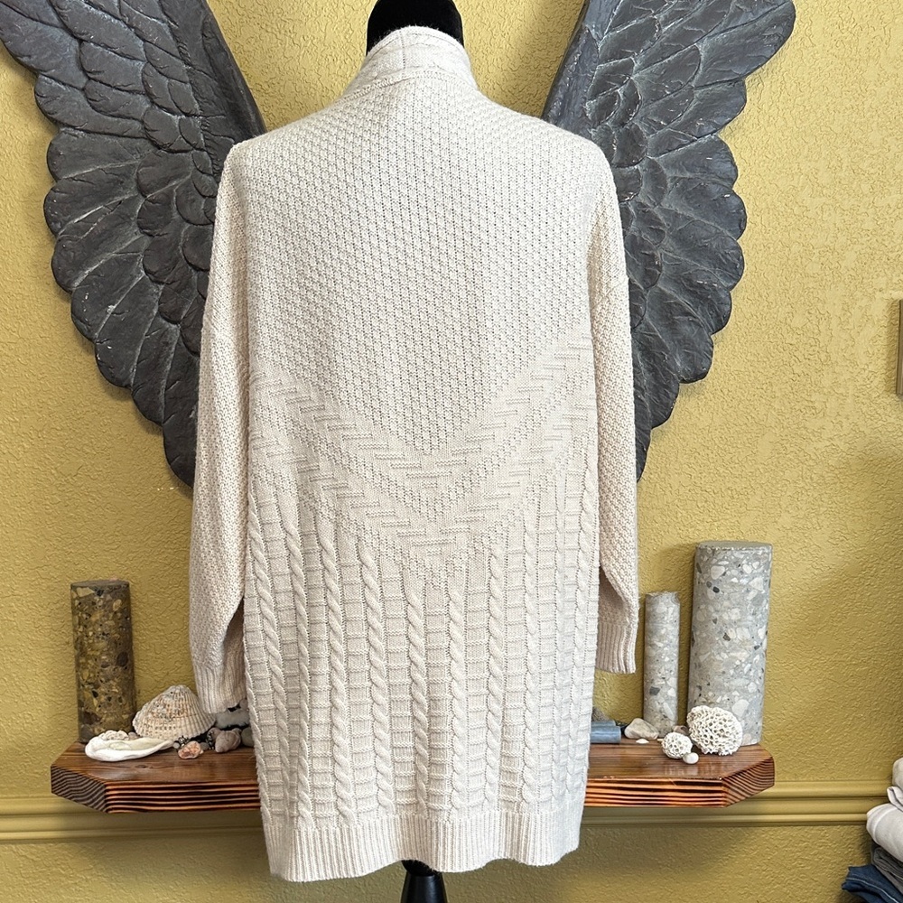 Dreamers Open Front Knit Cardigan Sweater - Picture 6 of 8